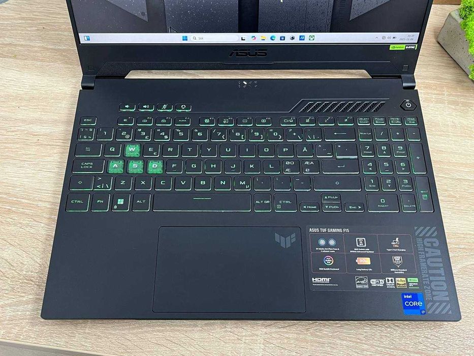 Ігровий ноут Asus Tuf 15.6'FullHD144Hz/i7-13620H/RTX4070/16DDR5/1TBSSD