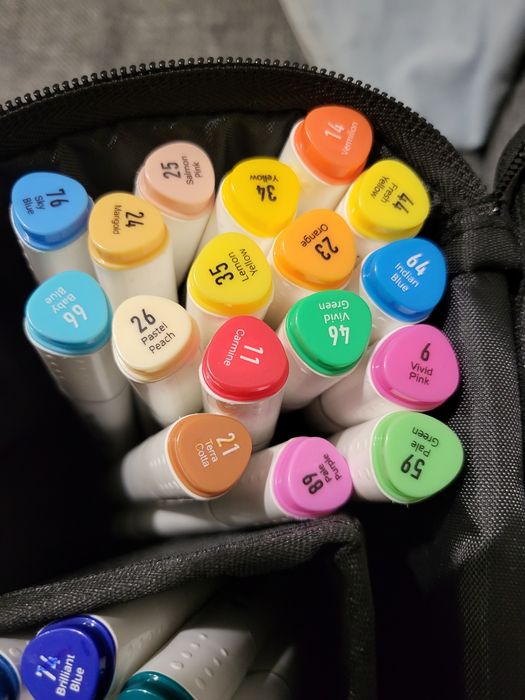 Скетчмаркери із сумкою для зберігання