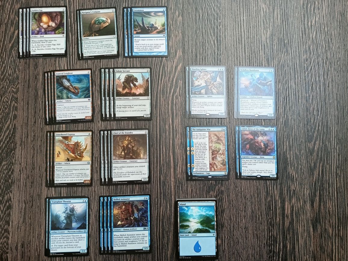 MTG deck blue artefacts