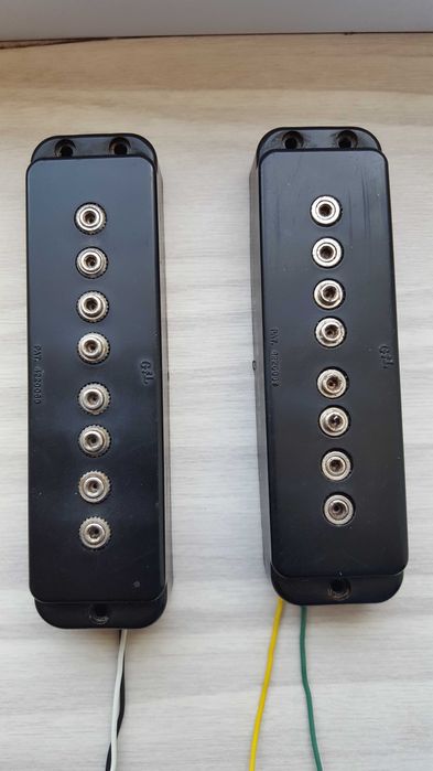 G&L MFD pickups+Saddle lock bass bridge с бас гитары G&L SB2 USA 1984.
