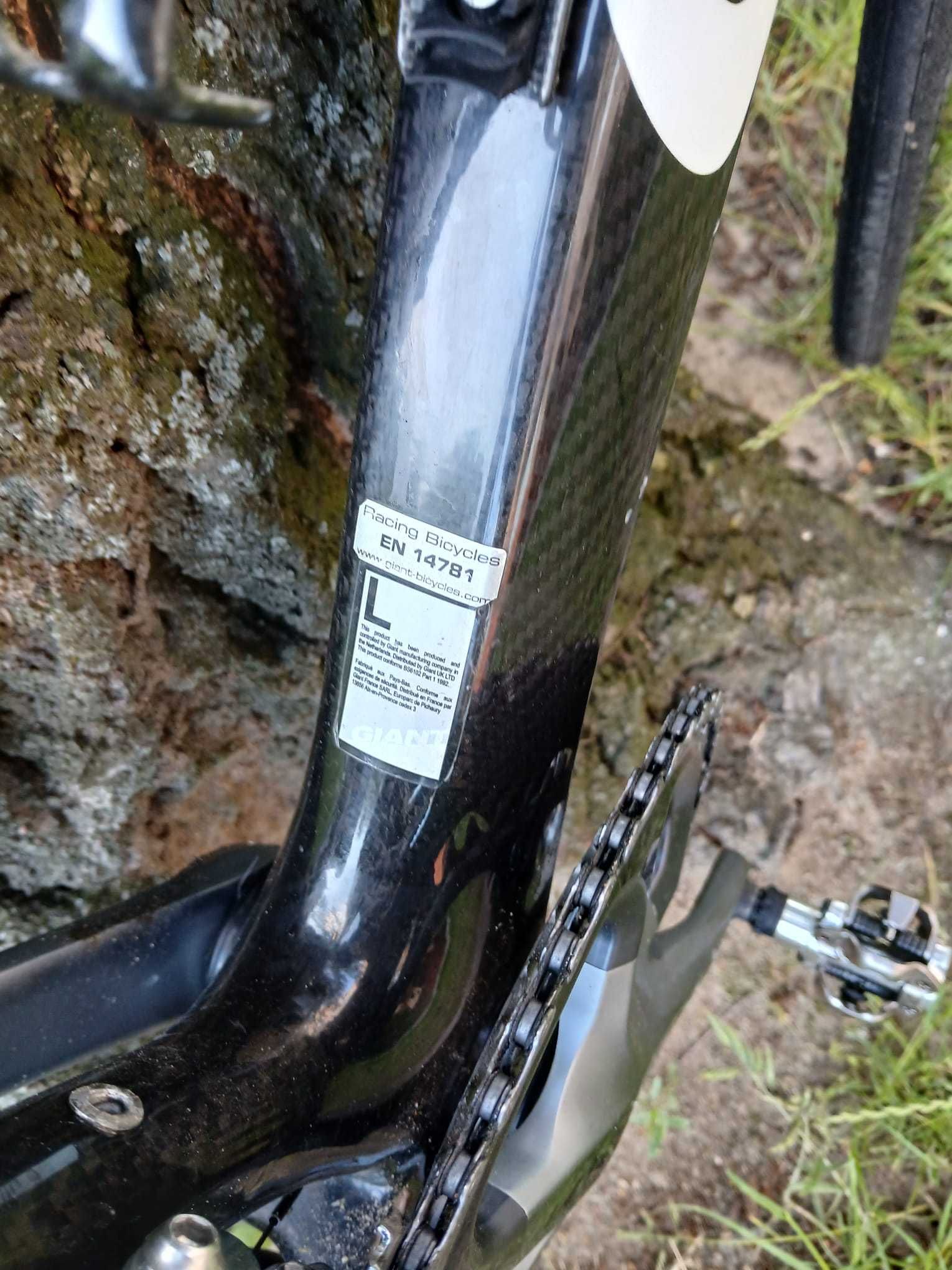 Giant TCR szosowy, karbon, Shimano Ultegra, rozmiar L (duży)