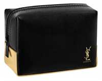 Nowa Kosmetyczka Yves Saint Laurent Pouch - BLACK & GOLD czarny, złoty