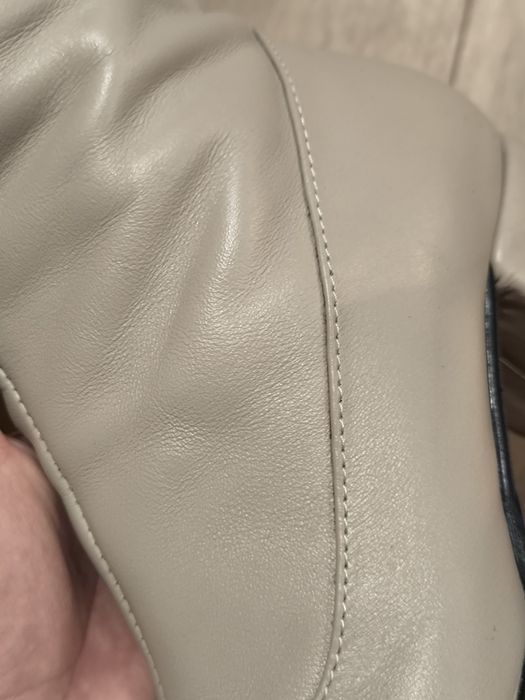 Ботильйони шкіряні бежеві