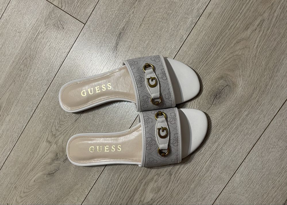 Нові шльопанці шлепки Guess, оригінал