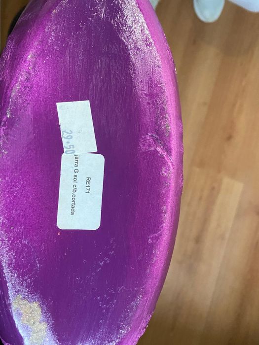 Vasos 5€ cada, beringela/azul/roxo