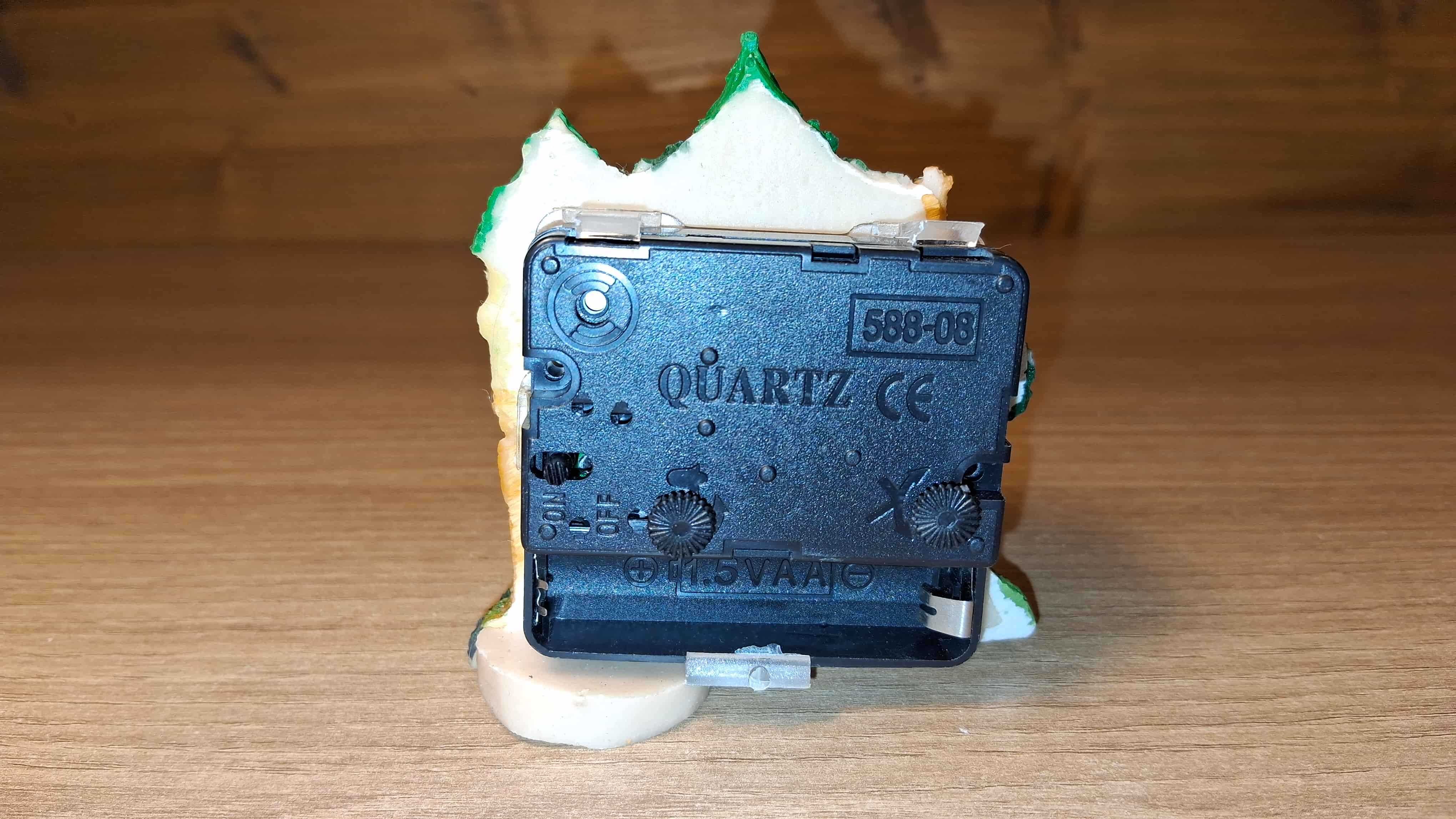 Zegar Zegarek Budzik Mini Domek Zamek Biurkowy Nowy Figurka