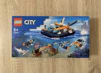 Nowe LEGO City 60377 - Łódź do nurkowania badacza