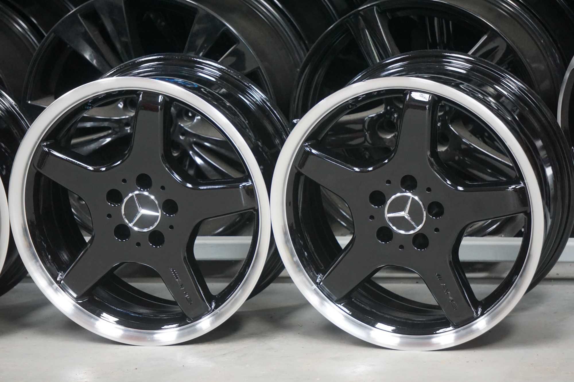Alufelgi oryginał Mercedes AMG W211 8Jx18 et30 cb66,6 czarne, rant
