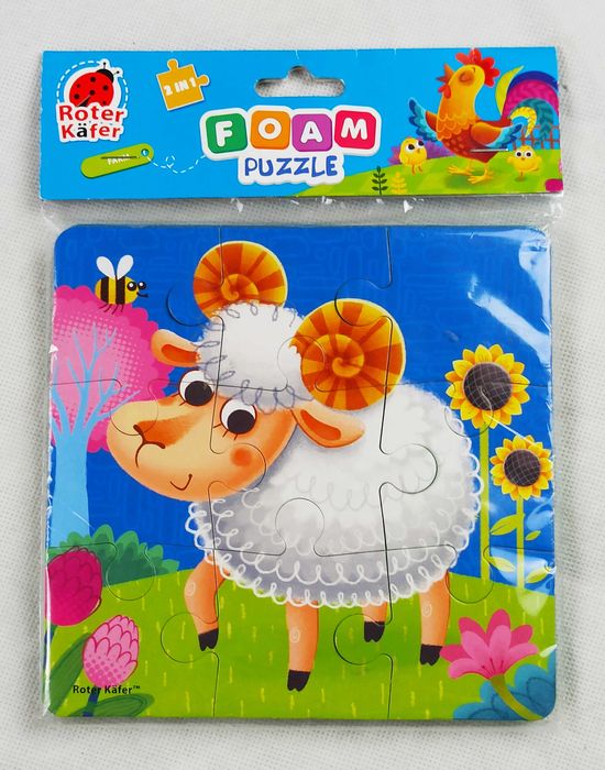 Puzzle piankowe owca kura Foam Puzzle Roter Kafer miękkie 3+