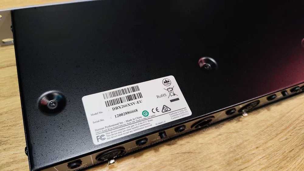 Compressor gate stereo DBX 266 XS