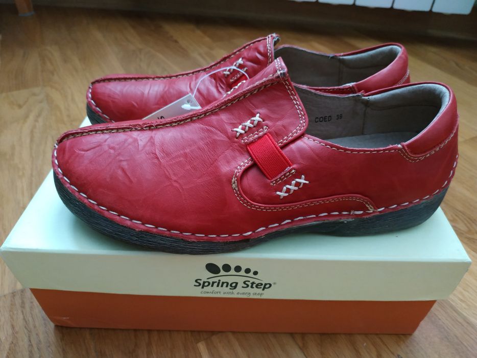 Нові шкіряні туфлі Spring Step, США, р.8.5 (39)
