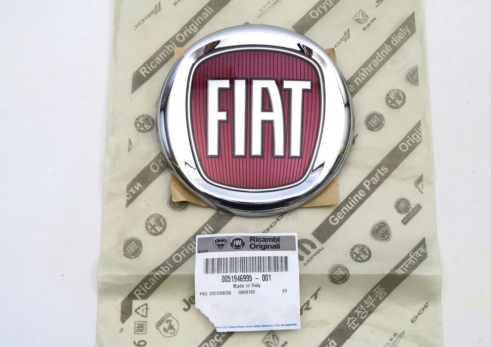 FIAT FIORINO 2007 - znaczek LOGO emblemat 12 cm NOWY ORYGINAŁ OE