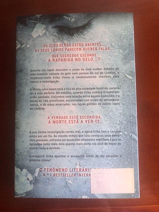 Livro Autografado Robert Bryndza “A Rapariga no Gelo”