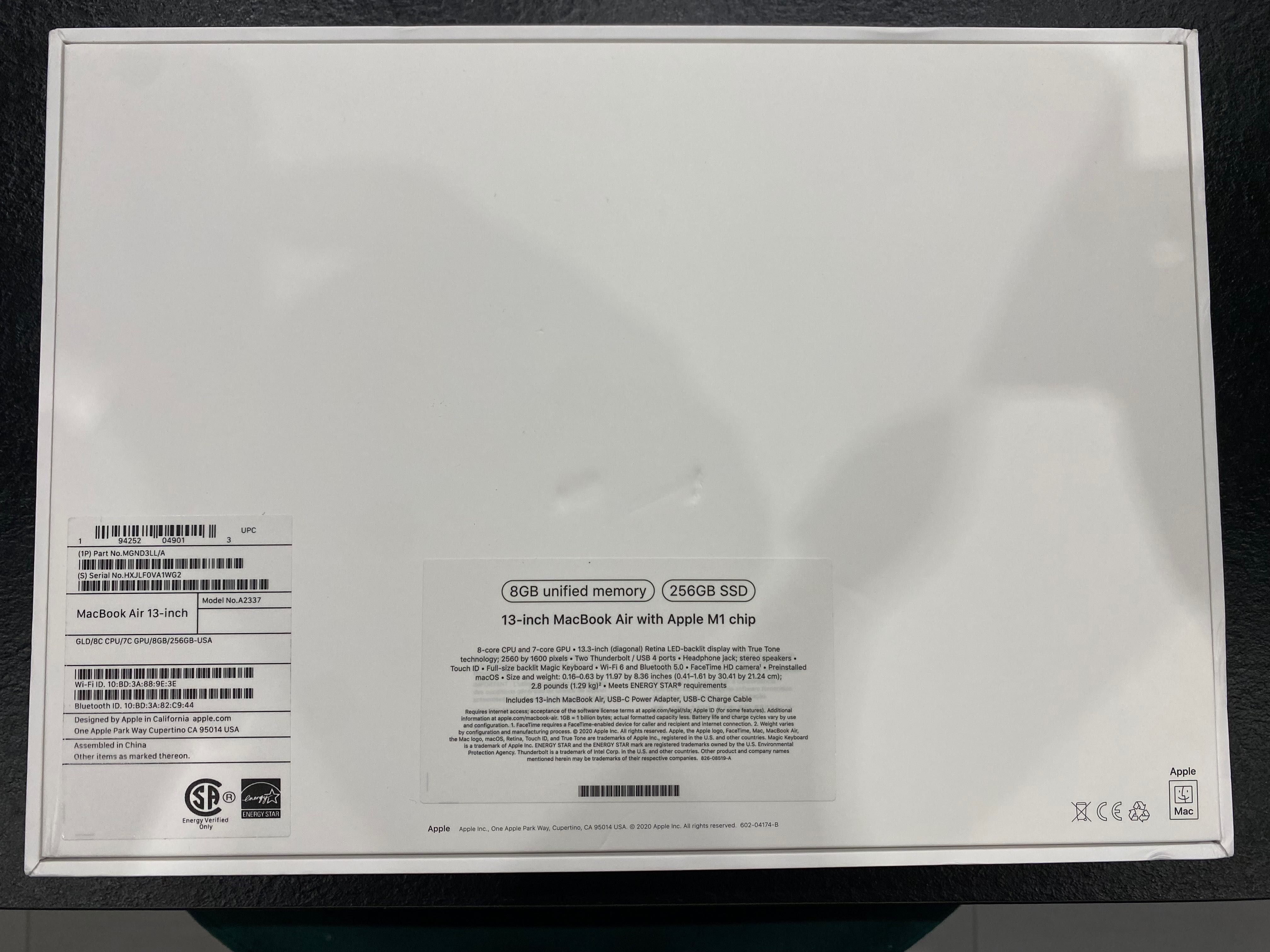 Apple MacBook Air 13 M1 stan idealny!