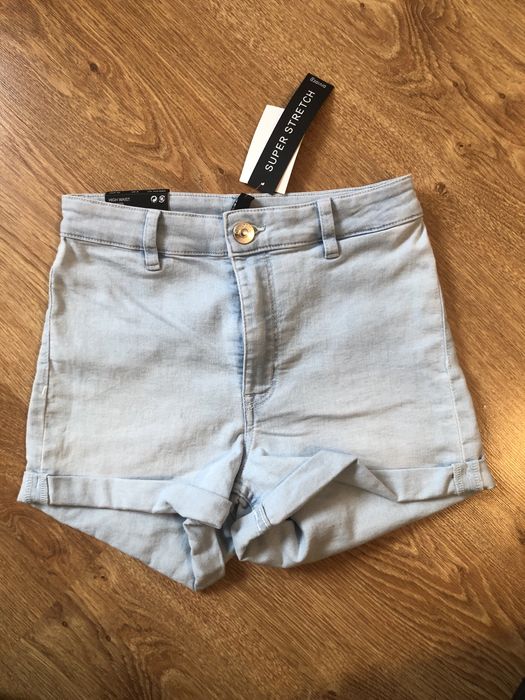 h&m nowe krótkie spodenki jeansowe r s