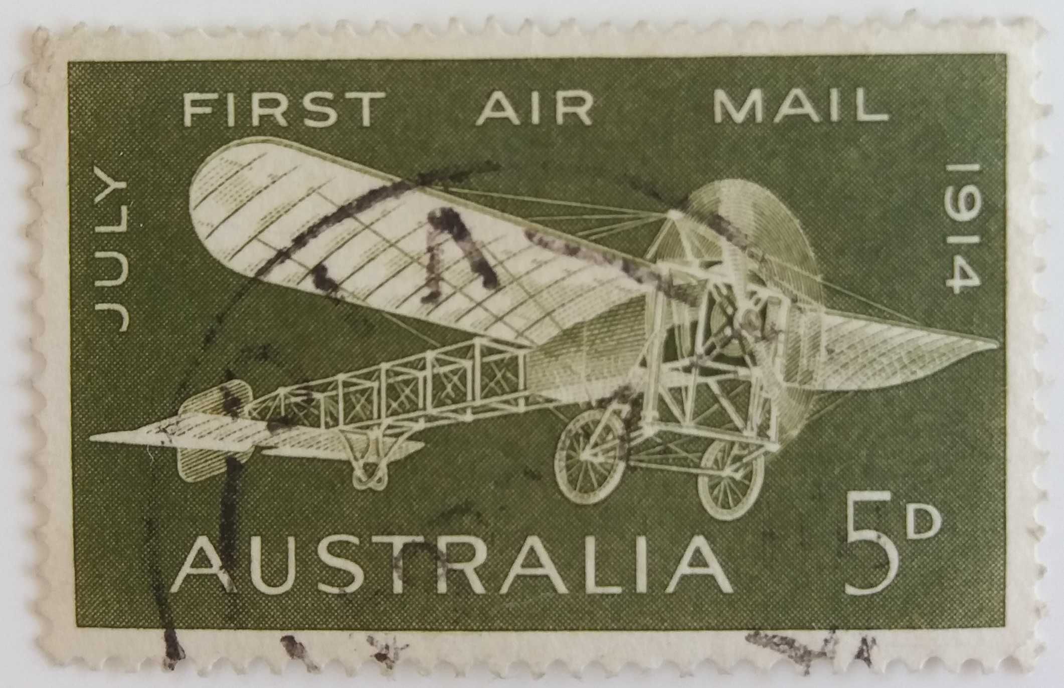 Znaczki pocztowe, Australia 1963-66, 6 sztuk