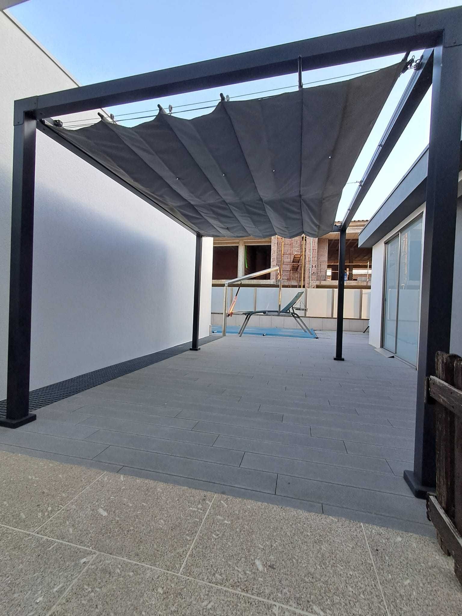 Pérola de ALUMÍNIO para exterior – Ideal para sombra e proteção