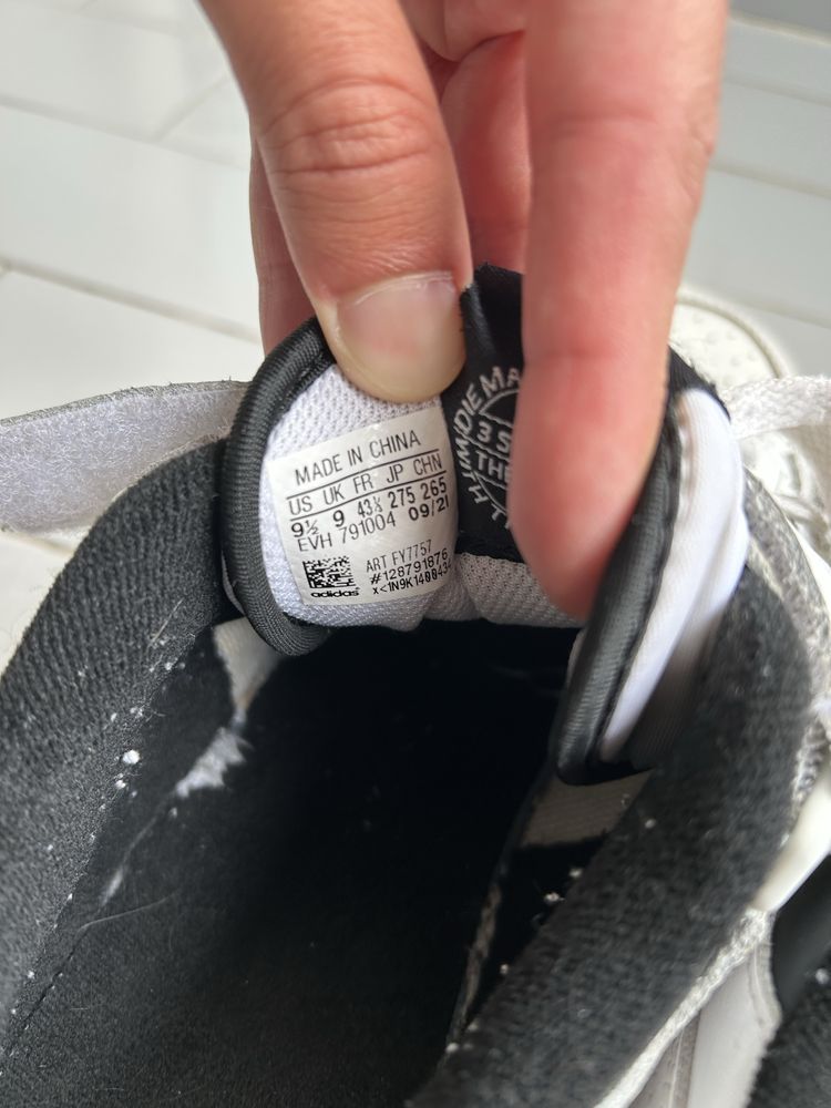 Adidas Forum Low Pretos C/velcro Tamanho 43 1/3