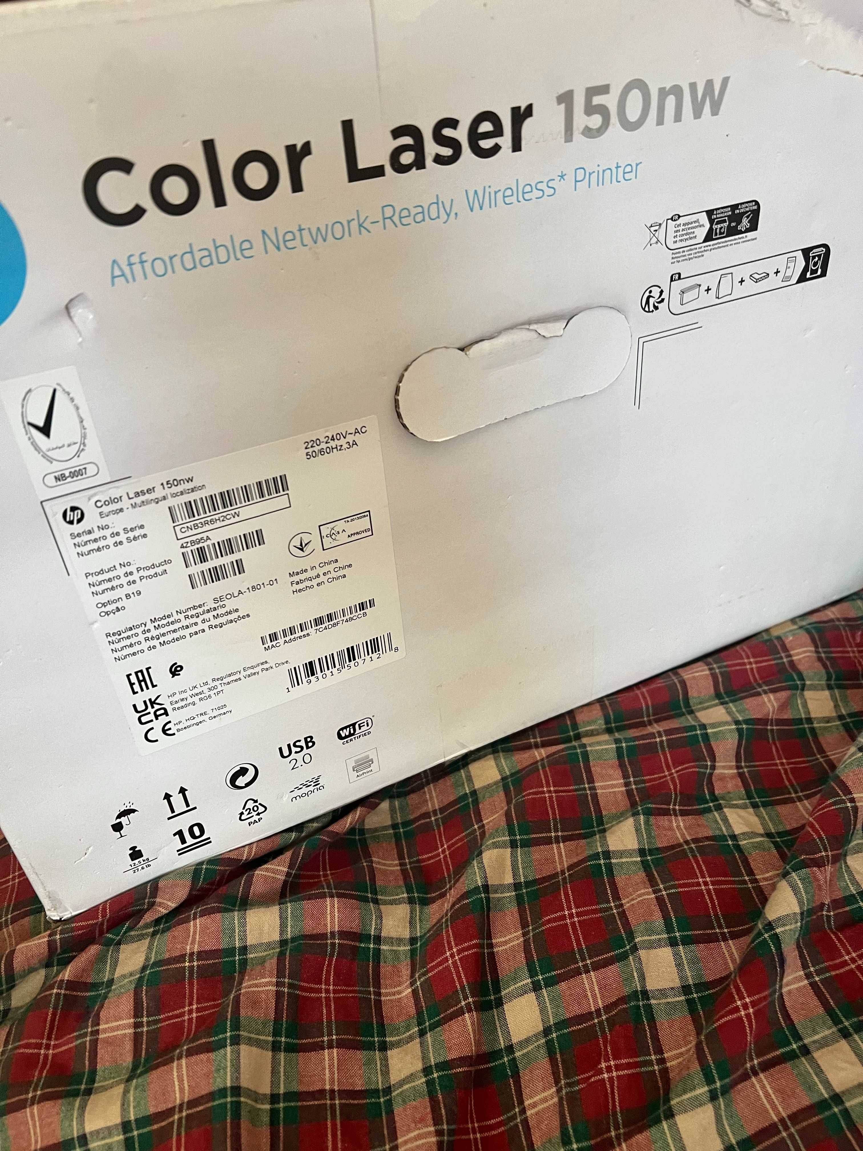 Принтер HP Color Laser 150nw