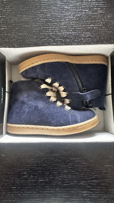 Botas Pele Camurça Mania do Pé | Azuis | Tamanho 21