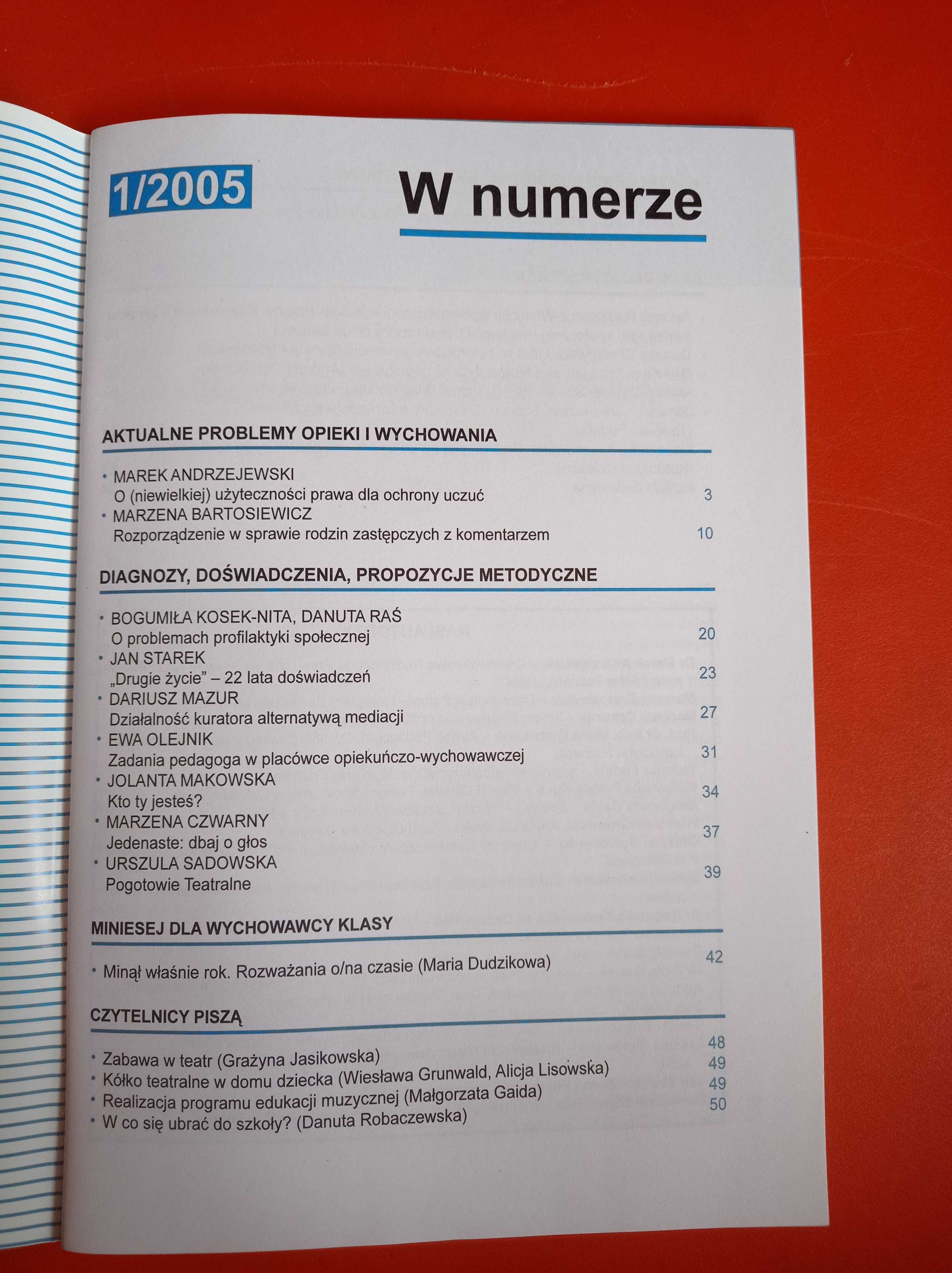 Problemy opiekuńczo-wychowawcze, nr 1/2005, styczeń 2005