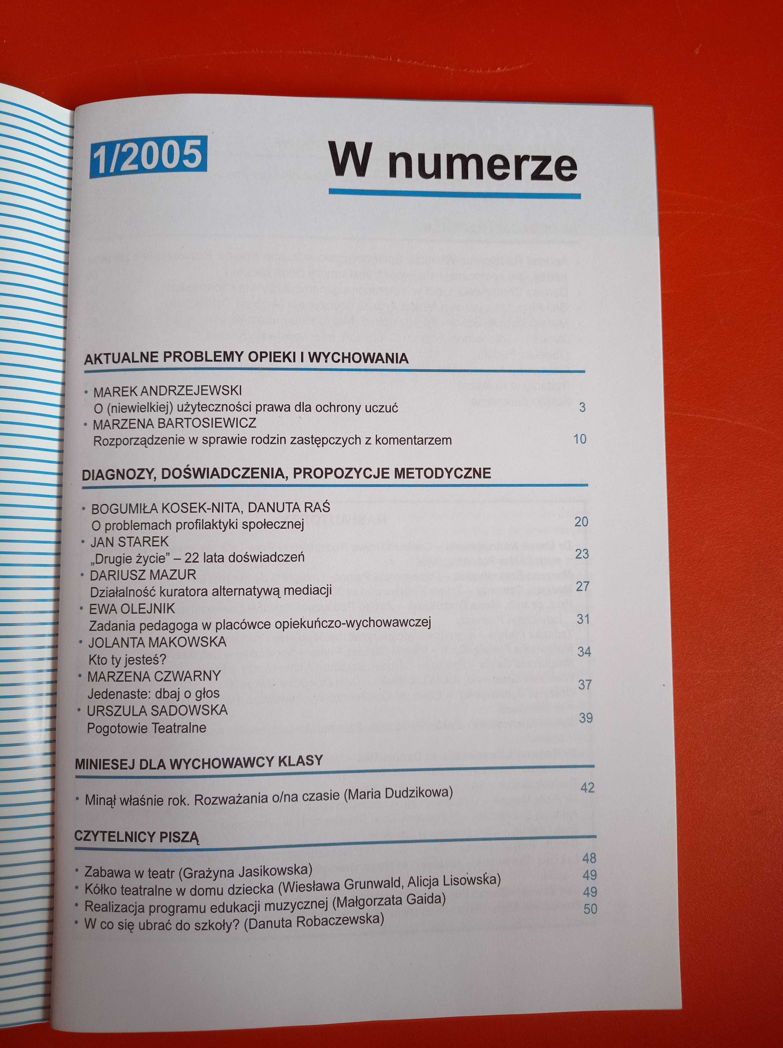 Problemy opiekuńczo-wychowawcze, nr 1/2005, styczeń 2005