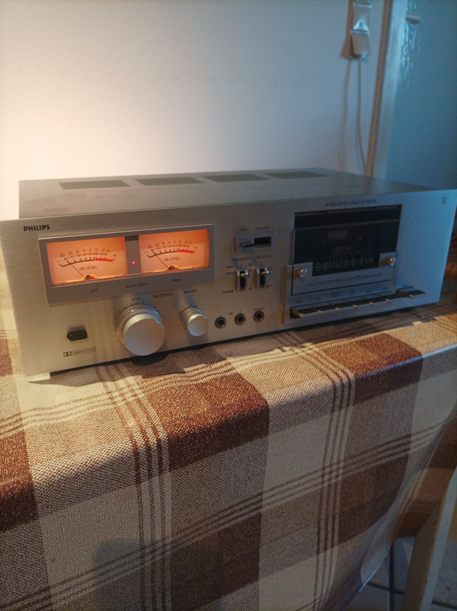 Tape Deck Philips N-5361 zabytek , Vintage