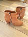 Bullboxer botki 40 skóra kozaki camel skorzane