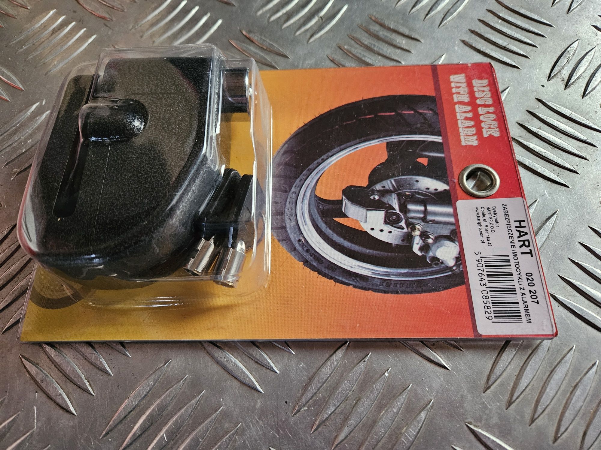 Zabezpieczenie Tarczy z alarmem DISC LOCK skuter  rower  motocykl