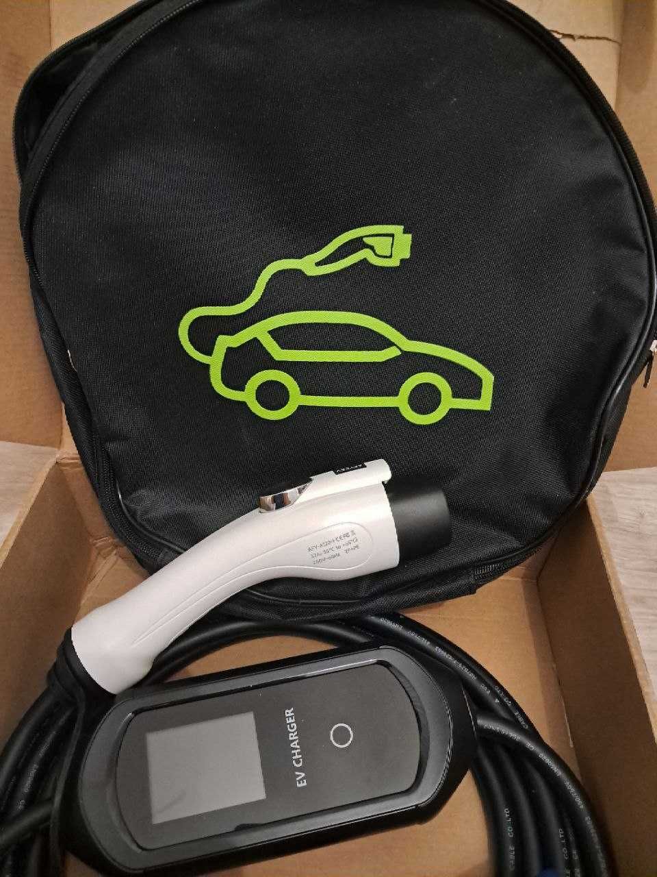 Зарядка для електромобіля EV Charger 7KW 32A, GBT WI-FI 5 метрів
