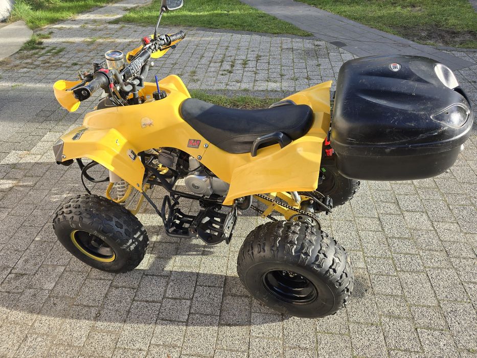 Quad 125 biegi 3+1, duża rama XL koła 8cali