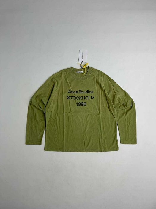 Acne Studios лонгслів лонгслив оливковый футболка оливковий S M L XL
