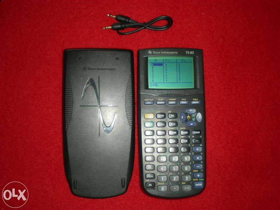 Calculadora gráfica texas instruments ti 83, semi nova