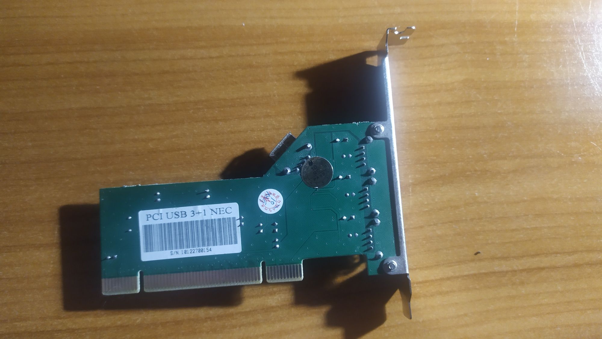 Контроллер PCI для ПК на USB 3+1