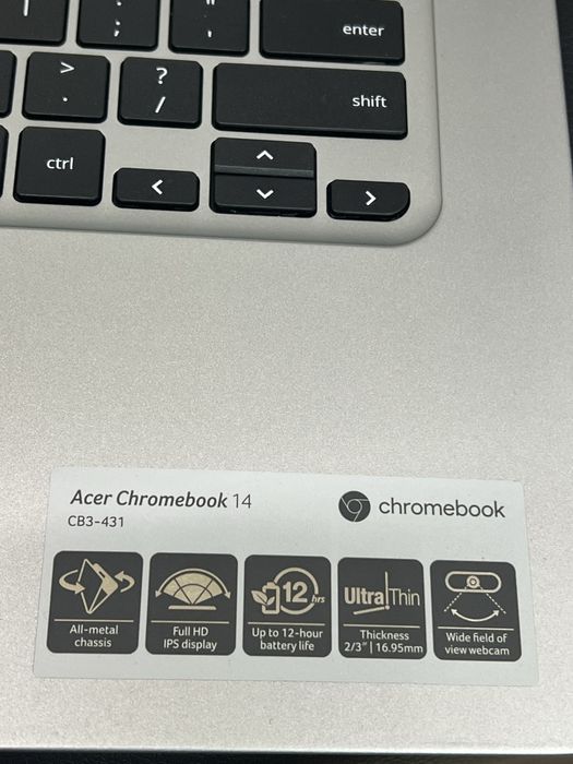Хромбук Acer Cromebook 14 CB3-431
