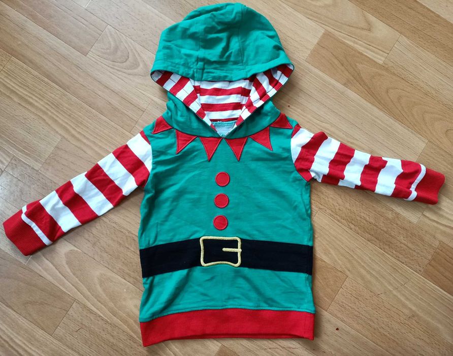 Bluzka Next Święta bal pomocnik Mikołaja 86