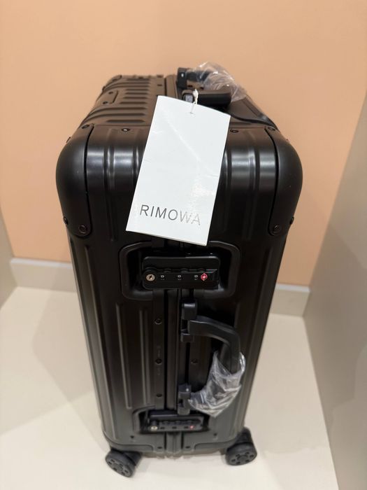 !Rimowa  валіза 100% алюміній/чемодан/ручная кладь цвет черный