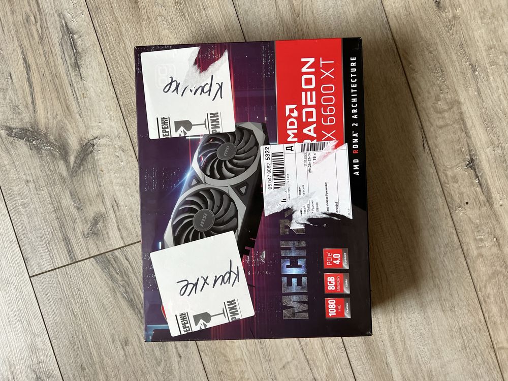 RX 6600XT 8GB MSI|Гарантія 1 рік|Є різні карти
