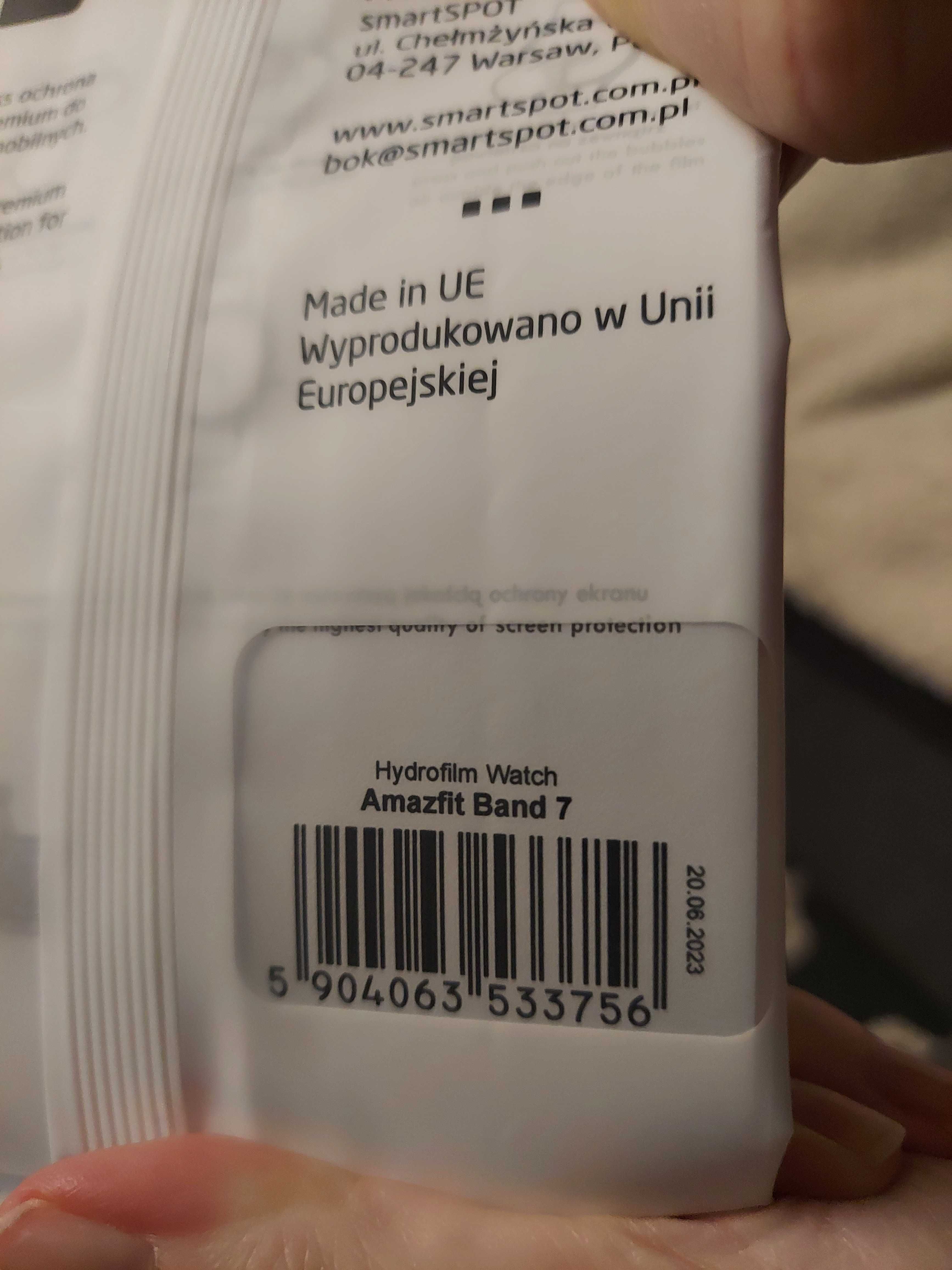 Amazfit Band 7 - folia hydrożelowa