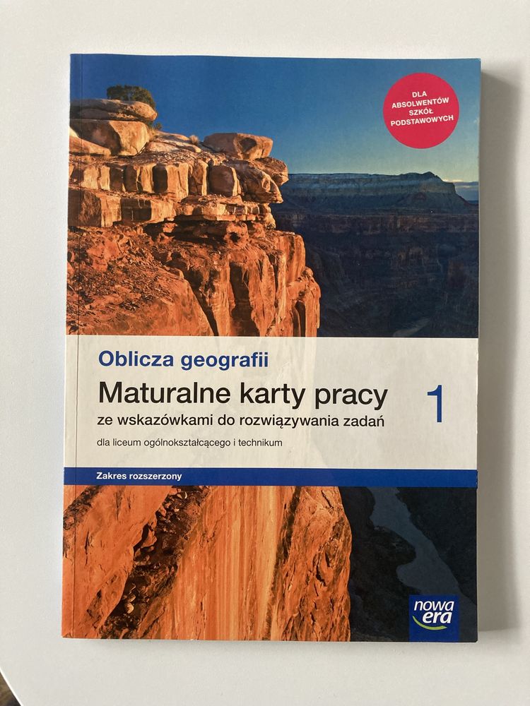 Karty pracy ucznia z geografii rozszerzonej klasa 1