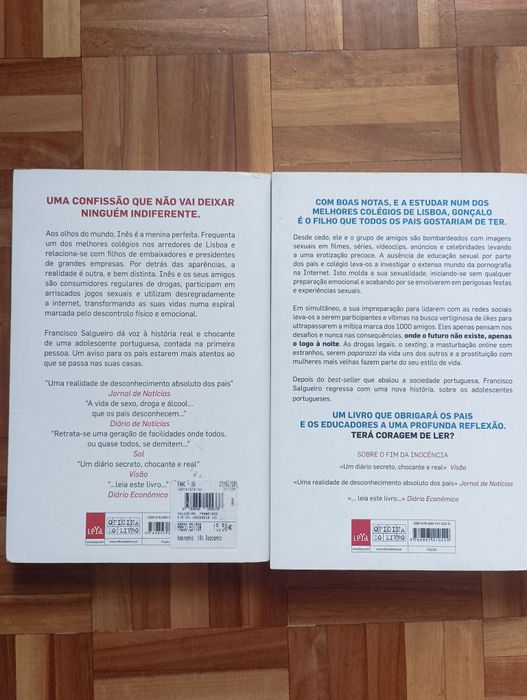 Os dois volumes do fim da inocência