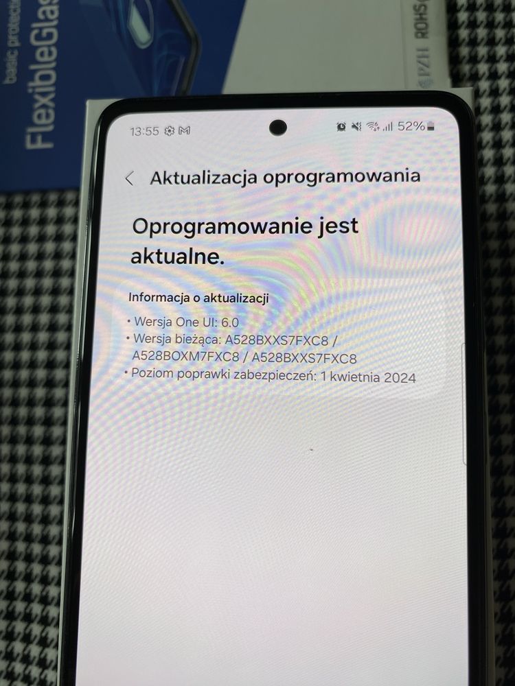 Gwarancja Smartfon Samsung A52s 5G czarny