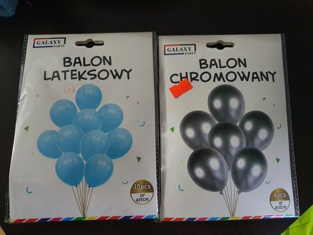 Balony, konfetti kanow