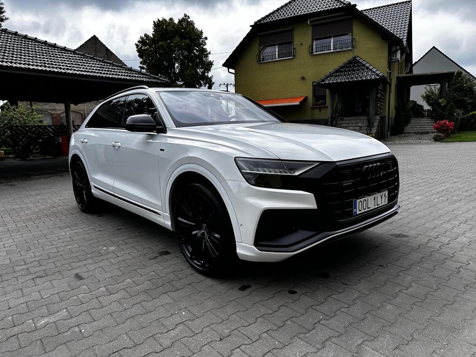 Audi Q8, Matrix, oś skrętna, panorama