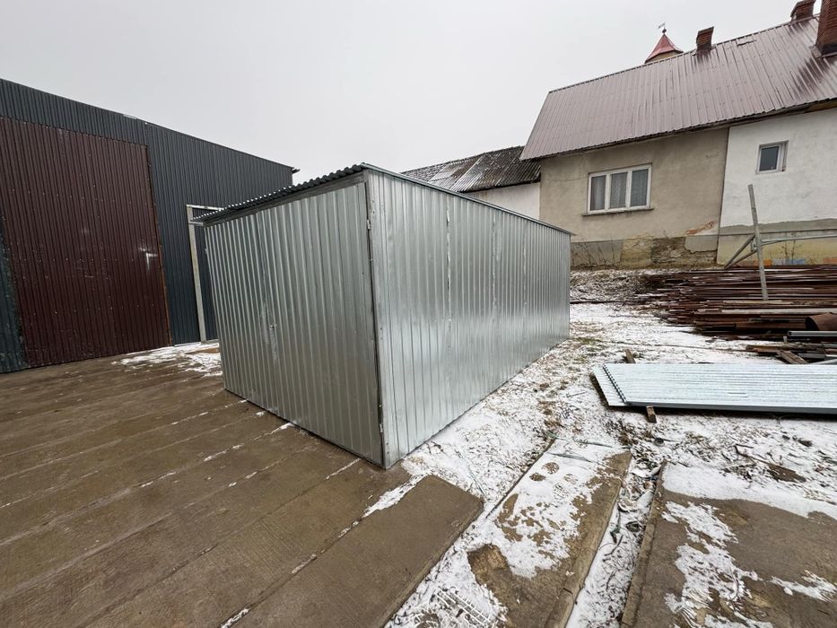 Garaż blaszany ocynk 3x5 2 gatunek