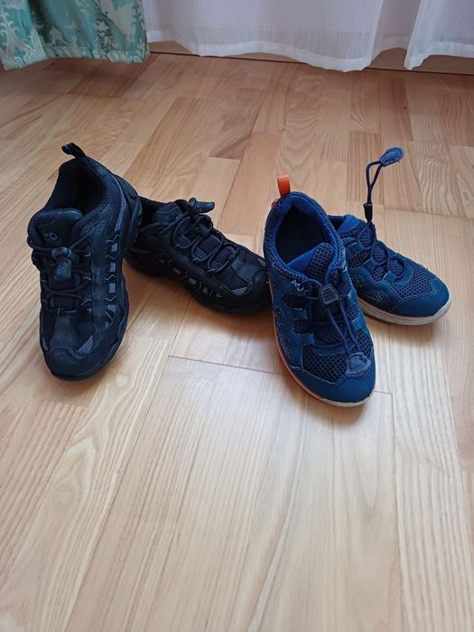 Кроссовки кеды синии Ecco стелька18см 28размер оригинал