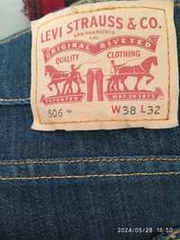 Джинси практично нові стреч маломірки Levi's 506 w38 L32 Турція