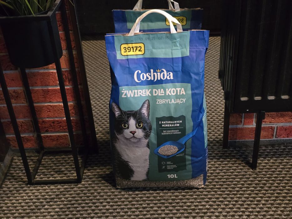 Żwirek dla kota Coshida 10l Lidl