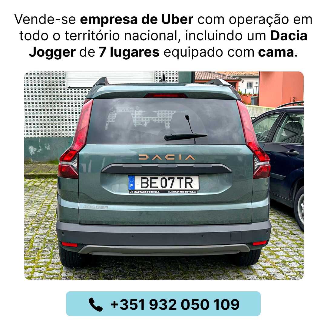 Jogger Extreme 7 lugares + Empresa TVDE Uber