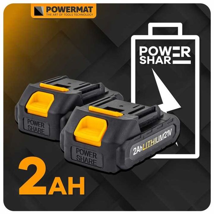 Dmuchawa akumulatorowa do liści śniegu 21V 2x2AH 250KM/H PM0742